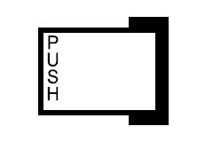 4590 push to left deadlatch