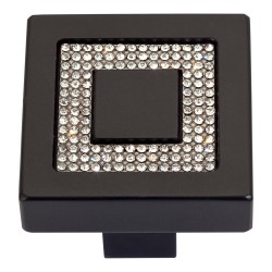 Atlas 3192/3193 Crystal Square Inset Cabinet Knob