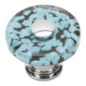 Atlas 3226-CH Marine Glass Round Knob, Size- 1-1/2", Polished Chrome