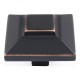Atlas 4002 Trocadero Large Square Cabinet Knob, 1-1/2"