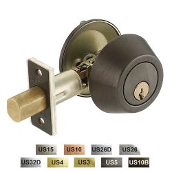 Cal-Royal T220 Standard Duty Deadbolts GL200 Series Dead Latches For Commercial and Residential Deadbolts