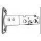 Cal-Royal ED500ADJ Round Corner Adjustable Latch Bolt