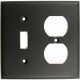 Rusticware 791 791SN Double Switch & Recep Switchplate