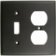 Rusticware 791 791ORB Double Switch & Recep Switchplate