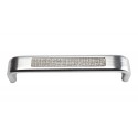 Atlas 3199-MC Crystal Inset Arch Cabinet Pull, Matte Chrome, 5-1/16" CTC