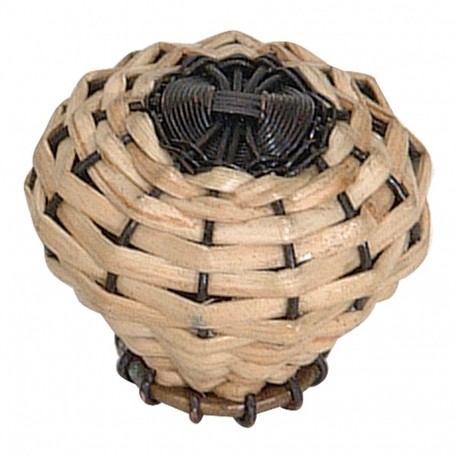 Atlas 3122 Bamboo Wire Weaved Knob 2 Inch