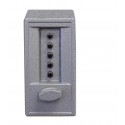 Kaba 62285 Cylindrical Lock w/ Exterior Thumbturn, Internal Knob