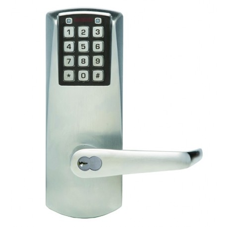 Kaba E-Plex 2000 Series Electronic Keyless Pushbutton Access Door Lock w/ Lever