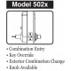 Kaba 5025XSWK4 Mechanical Pushbutton Lock