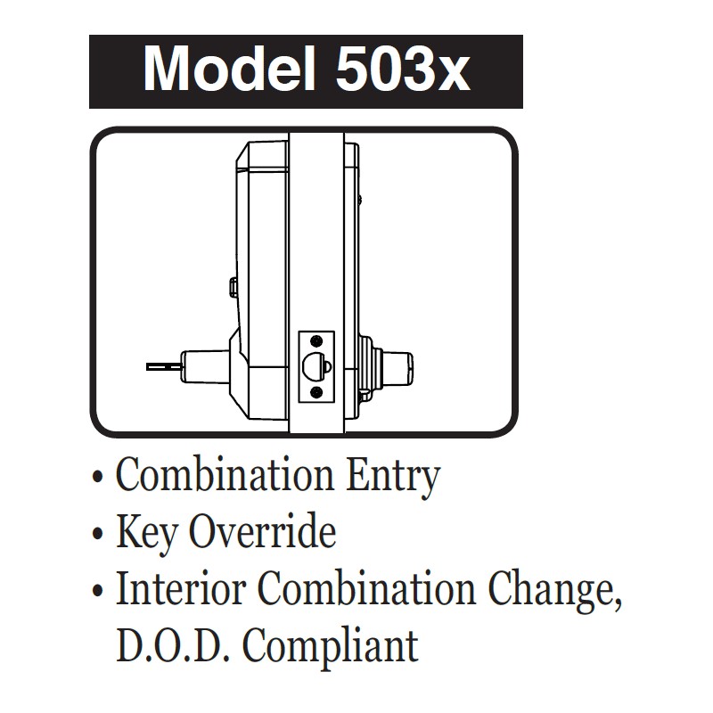 KABA Simplex 5000 Series Mechanical Pushbutton Lock