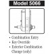 Kaba 5045CWL26 Mechanical Pushbutton Lock