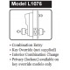Kaba LL1072B3 Cylindrical Lock w/ Lever