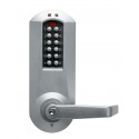 KABA E-Plex E5x86 Electronic Pushbutton/Card Lock, ASM Mortise Entry/Egress, No Deadbolt-Non Handed w/ Winston Lever