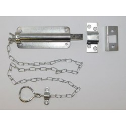 Don-Jo 1540 Pull Chain Bolt for Tall Doors Chrome Plated