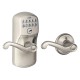 Schlage FE575 Plymouth Keypad Entry Auto-Lock with Flair Lever