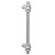Ives 837112 625N Addison Decorative Flat Tip Straight Pull, 1" Diameter