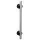 Ives 8848-12BLK Latitude Decorative Straight Pull w/ Black Stand Offs, 1" Diameter
