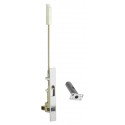 Ives FB53-12-MDUS32 Flush Bolt, UL 3 Hour Constant Latching Top w/ Auxiliary Fire Latch & Retrofit Plate