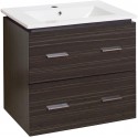 American Imaginations AI-729 Plywood-Melamine Vanity Set In Dawn Grey