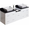 American Imaginations AI-744 Plywood-Veneer Vanity Set In White