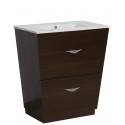 American Imaginations AI-1192 Plywood-Melamine Vanity Set In Wenge