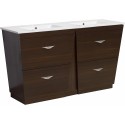 American Imaginations AI-1197 Plywood-Melamine Vanity Set In Wenge