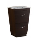 American Imaginations AI-1203 Plywood-Melamine Vanity Set In Wenge