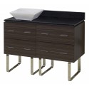 American Imaginations AI-1383 Plywood-Melamine Vanity Set In Dawn Grey