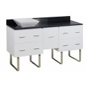 American Imaginations AI-1510 Plywood-Veneer Vanity Set In White