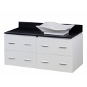 American Imaginations AI-1527 Plywood-Veneer Vanity Set In White