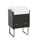 American Imaginations AI-1543 Plywood-Melamine Vanity Set In Dawn Grey