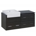 American Imaginations AI-1604 Plywood-Melamine Vanity Set In Dawn Grey