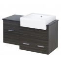 American Imaginations AI-1614 Plywood-Melamine Vanity Set In Dawn Grey