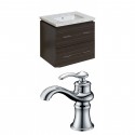 American Imaginations AI-8365 Plywood-Melamine Vanity Set In Dawn Grey With Single Hole CUPC Faucet
