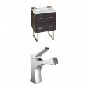 American Imaginations AI-8371 Plywood-Melamine Vanity Set In Dawn Grey With Single Hole CUPC Faucet