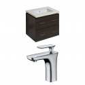 American Imaginations AI-8388 Plywood-Melamine Vanity Set In Dawn Grey With Single Hole CUPC Faucet
