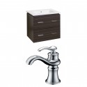 American Imaginations AI-8393 Plywood-Melamine Vanity Set In Dawn Grey With Single Hole CUPC Faucet