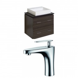 American Imaginations AI-8401 Plywood-Melamine Vanity Set In Dawn Grey With Single Hole CUPC Faucet