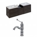 American Imaginations AI-8482 Plywood-Melamine Vanity Set In Dawn Grey With Single Hole CUPC Faucet
