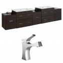 American Imaginations AI-8518 Plywood-Melamine Vanity Set In Dawn Grey With Single Hole CUPC Faucet