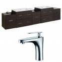 American Imaginations AI-8520 Plywood-Melamine Vanity Set In Dawn Grey With Single Hole CUPC Faucet