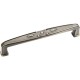 Milan 5 9/16" Overall Length Decorated Square Cabinet Pull
