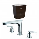 American Imaginations AI-8996 Plywood-Melamine Vanity Set In Wenge With 8-in. o.c. CUPC Faucet
