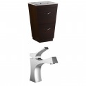 American Imaginations AI-9064 Plywood-Melamine Vanity Set In Wenge With Single Hole CUPC Faucet