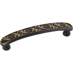 Regency 4-1/2" Overall Length Floral Cabinet Pull (Drawer Handle)