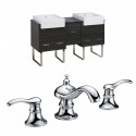 American Imaginations AI-10346 Plywood-Melamine Vanity Set In Dawn Grey With 8-in. o.c. CUPC Faucet