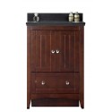 American Imaginations AI-17483 Plywood-Veneer Vanity Set In Walnut