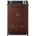 American Imaginations AI-17487 Plywood-Veneer Vanity Set In Walnut