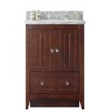 American Imaginations AI-17489 Plywood-Veneer Vanity Set In Walnut