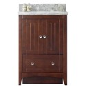 American Imaginations AI-17493 Plywood-Veneer Vanity Set In Walnut